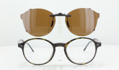 Custom made for Giorgio Armani prescription Rx eyeglasses: Giorgio Armani  AR7004-47X19-T Polarized Clip-On Sunglasses