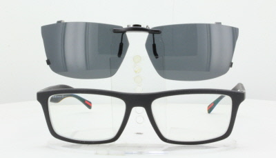 prada clip on sunglasses