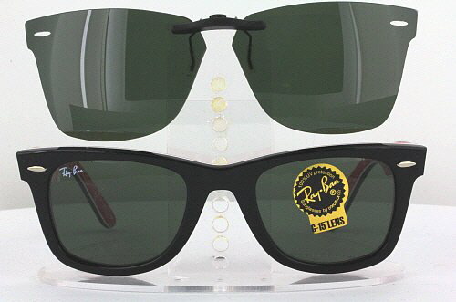 Custom Made for Ray-Ban RB2140-52X18 Polarized Clip-On Sunglasses  (Eyeglasses Not Included)