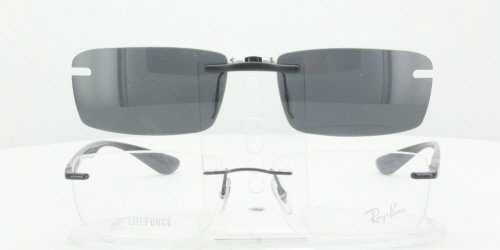 Ray-Ban RB8724-54X17 Polarized Clip-On 