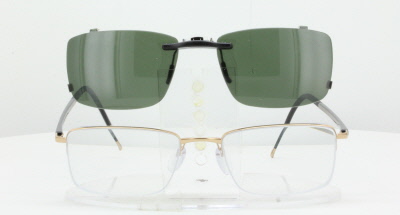 Custom made for Silhouette prescription Rx eyeglasses: Silhouette  5457-51X19-T Polarized Clip-On Sunglasses