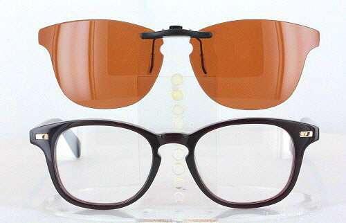Custom made for Warby Parker prescription Rx eyeglasses: Warby Parker  CHANDLER731-47X18 Polarized Clip-On Sunglasses