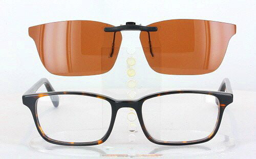 Custom made prescription eyeglasses: Warby Parker WILKIE-200-50X18 Polarized Clip-On Sunglasses